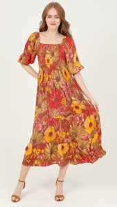 Sunflower Smocked Dress!