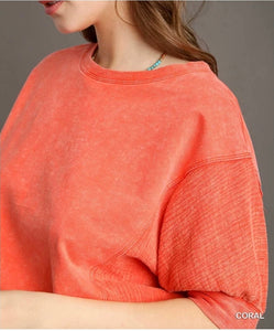 Mineral Wash Terry Shirt!