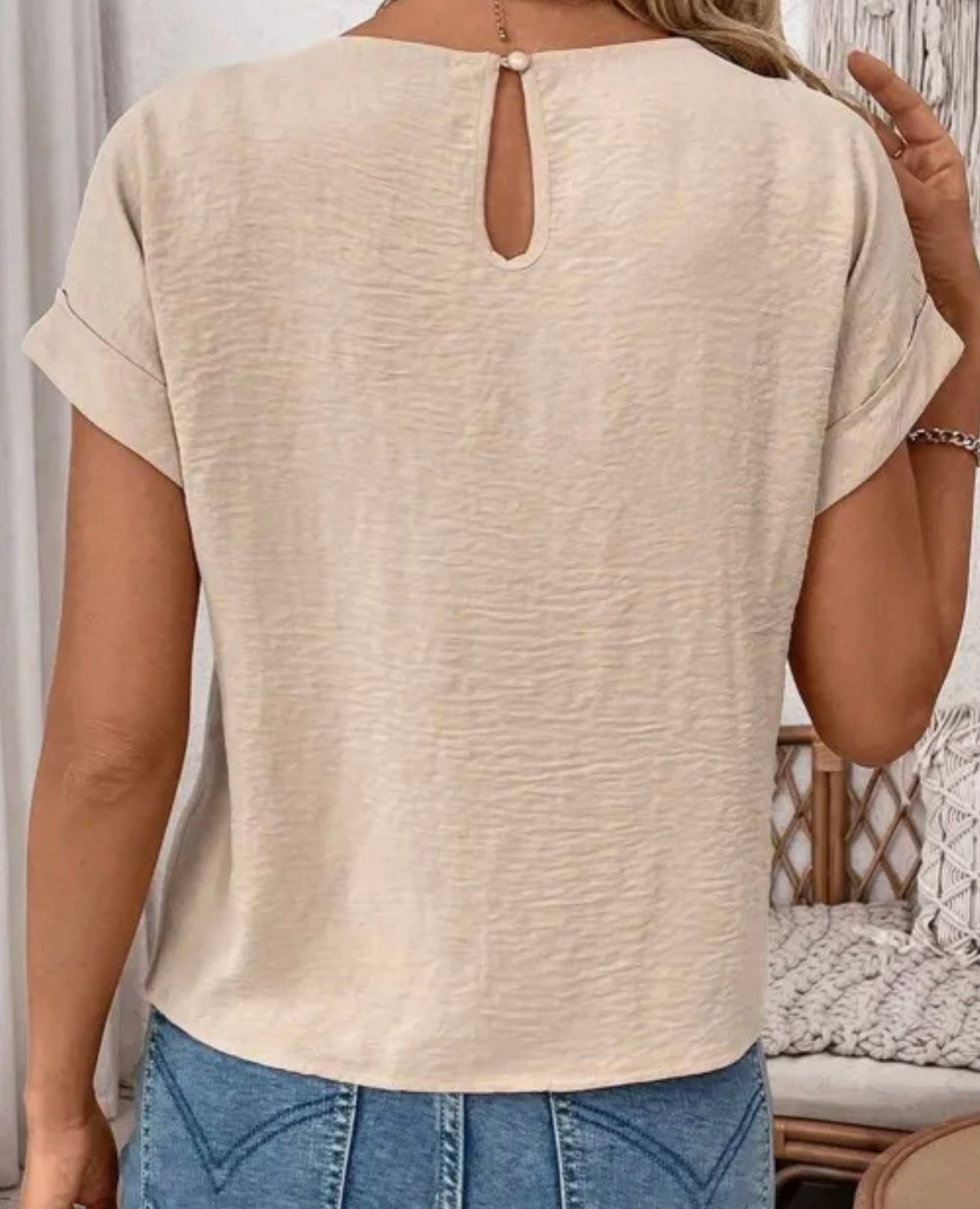 Knotted Hem Blouse!