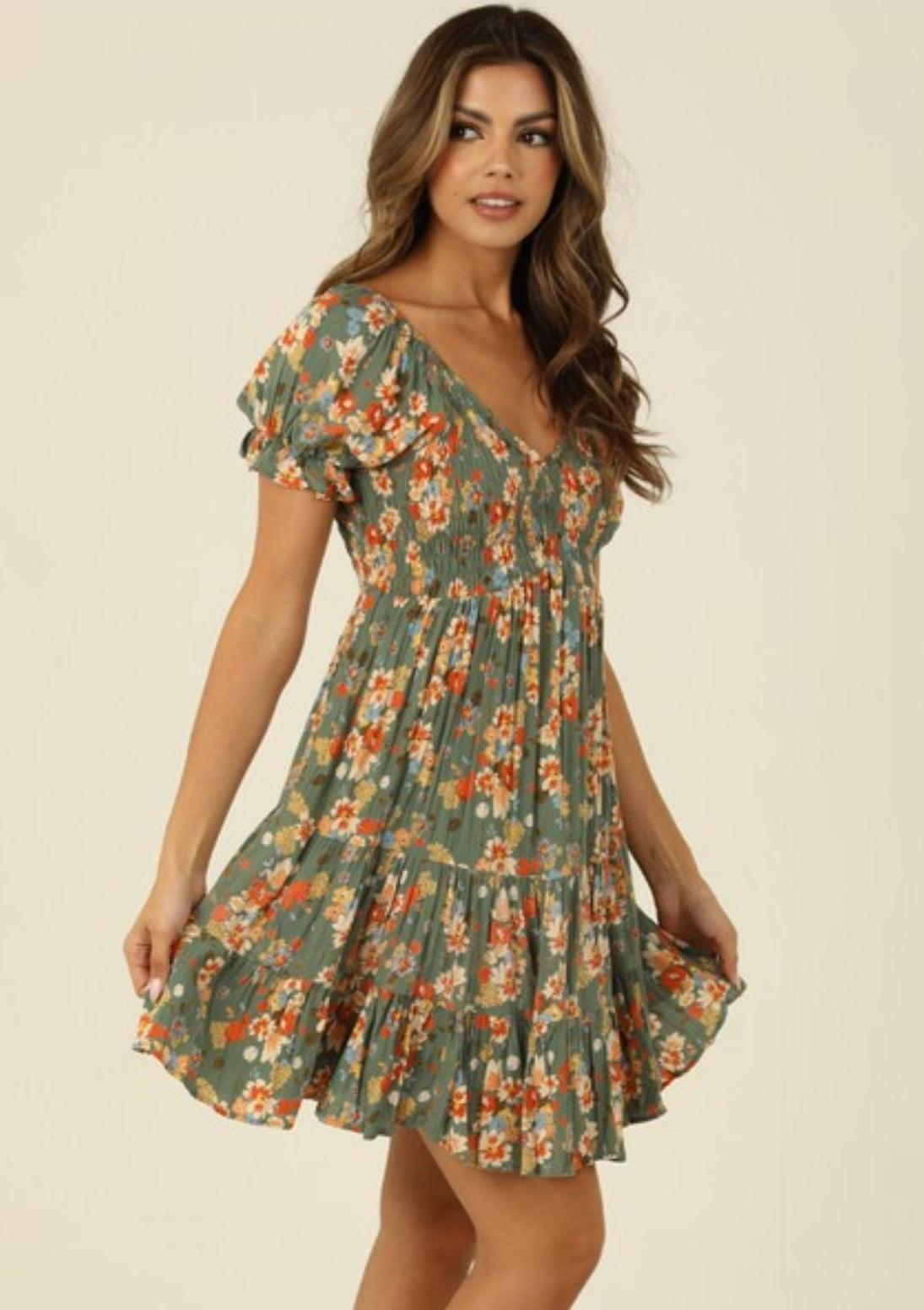 Floating Floral Dress!
