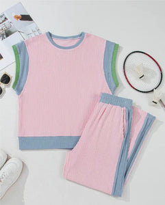 Patchwork Pant Set!