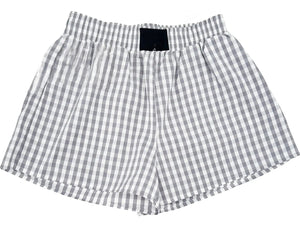 Gingham Boxer Shorts! 3 Colors!