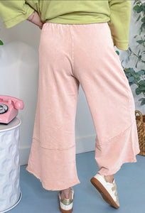 Mineral Washed Cropped Pants!
