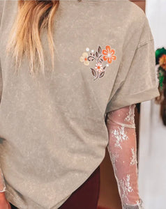 Mineral Wash Steer Tee!