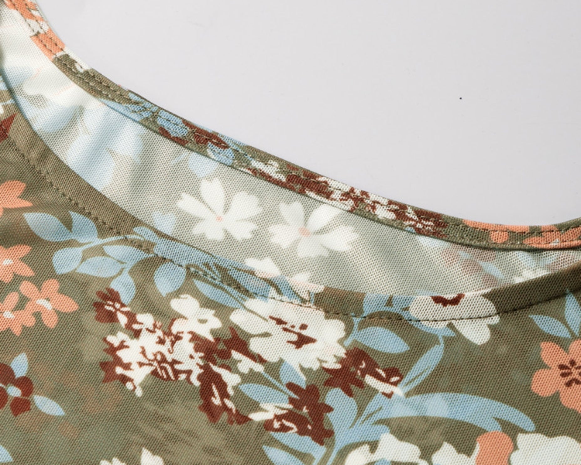 Floral Mesh Shirt!