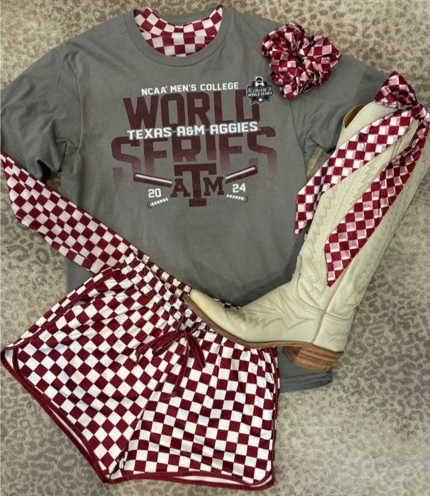 Checked Gameday Mesh Shirt!