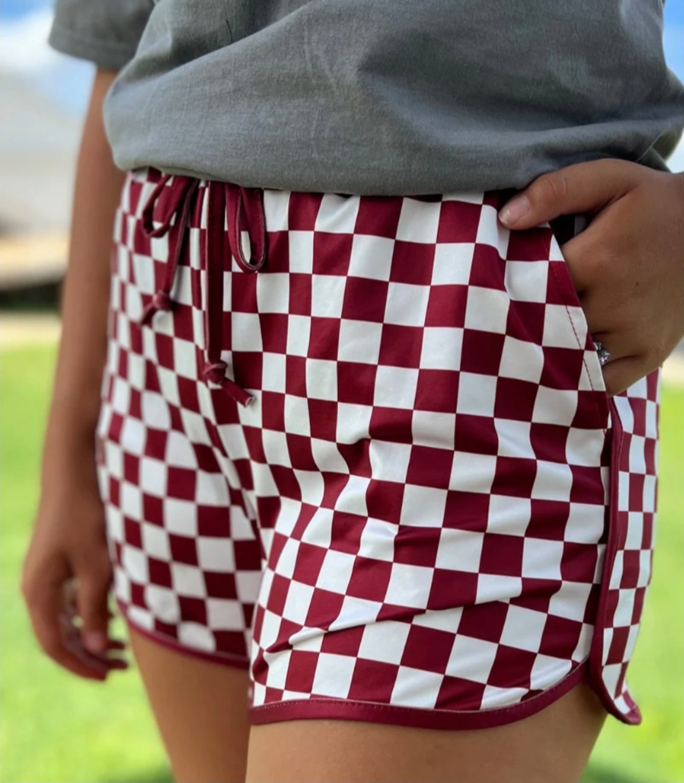 Checked Gameday Shorts!