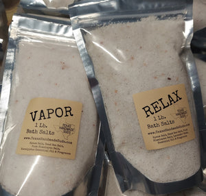 Essential Oil Bath salts! 2 Choices!