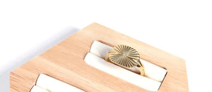 Cubic Zirconia Sunburst Ring!