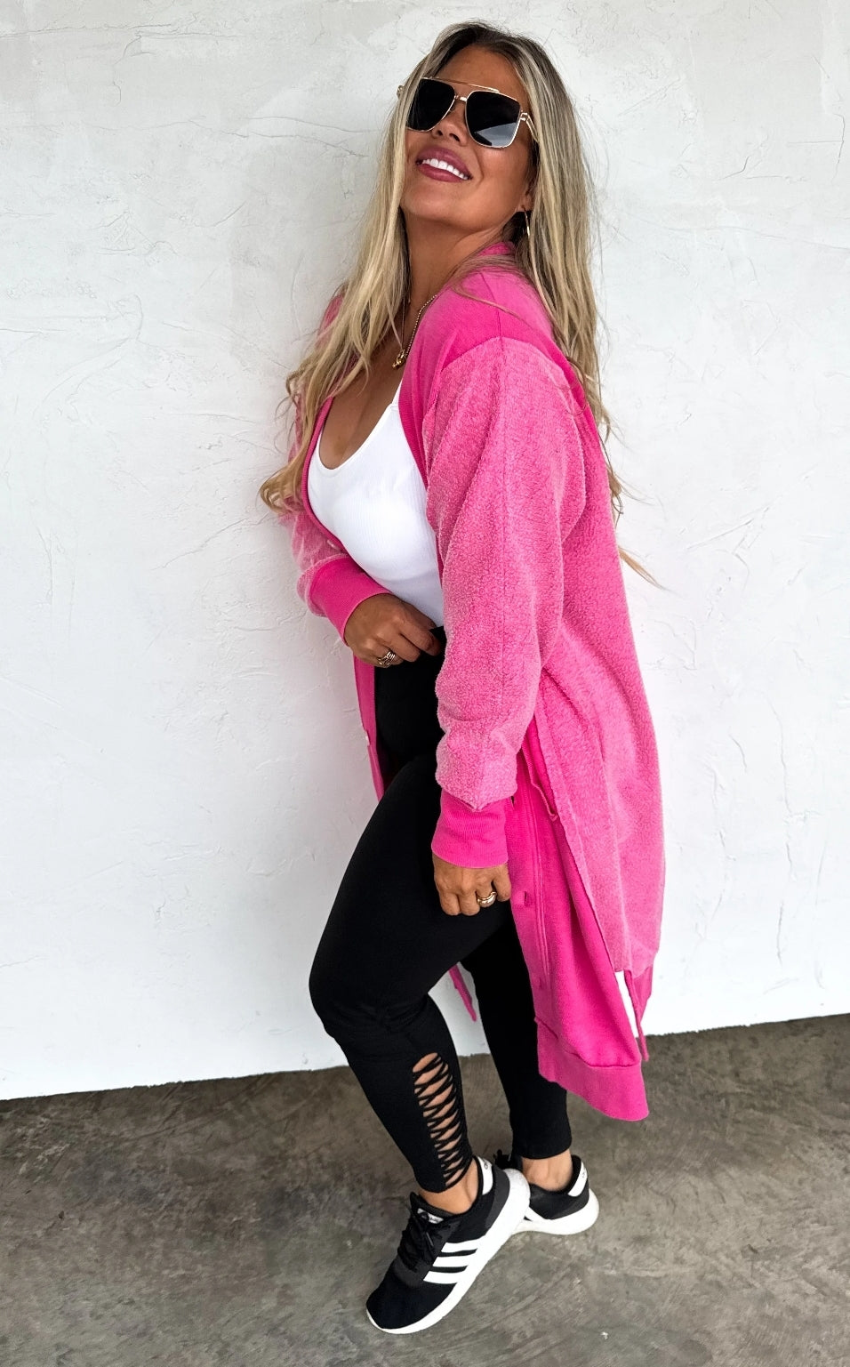 Sweatshirt Cardigans! 2 colors!