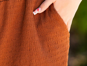 Textured Mocha Pants!