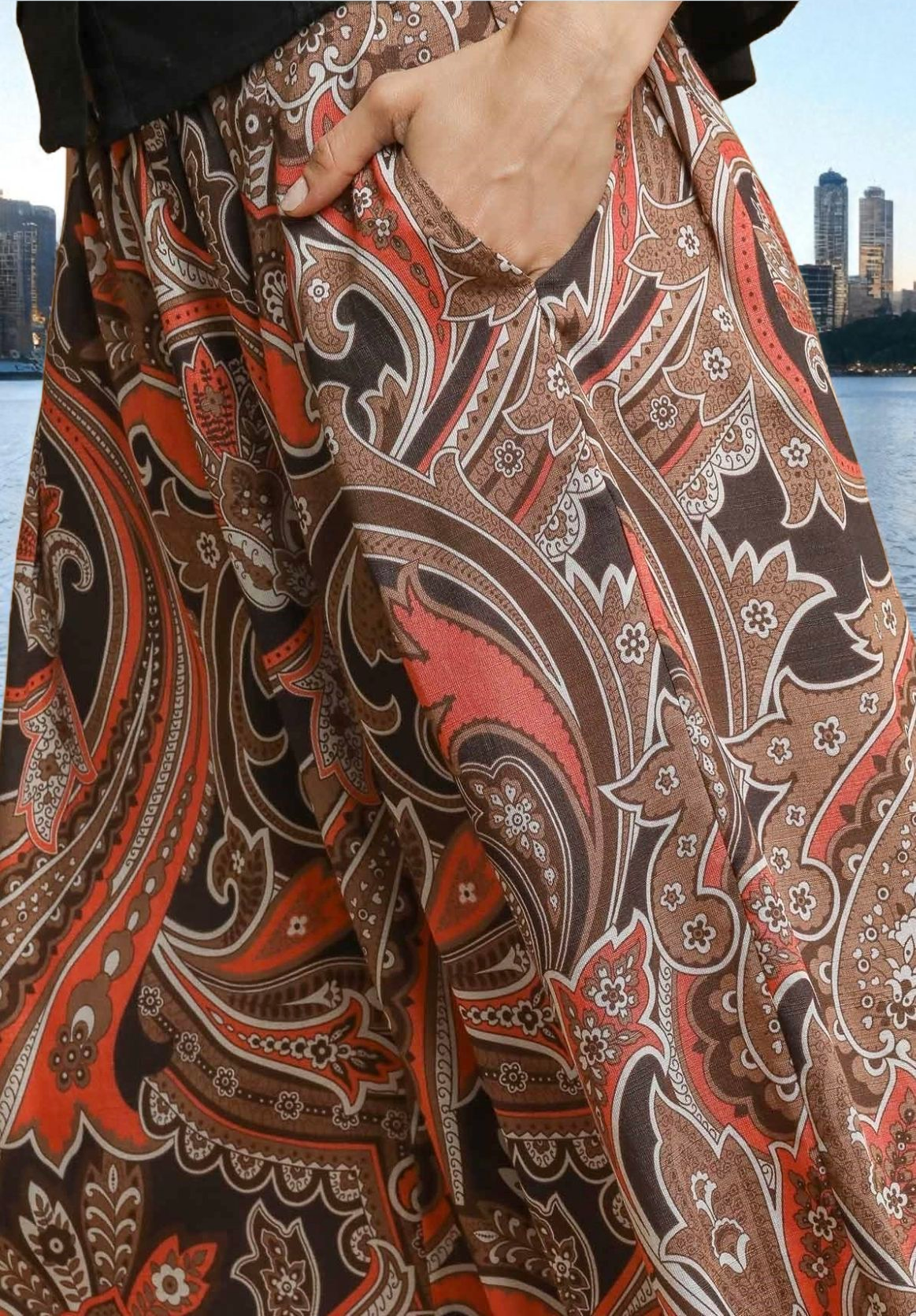 Paisley Print Bohemian Pants!