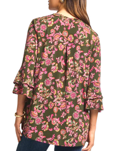 Elegant Floral Blouse!