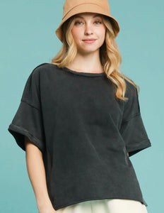 Mineral Wash French Terry Top!
