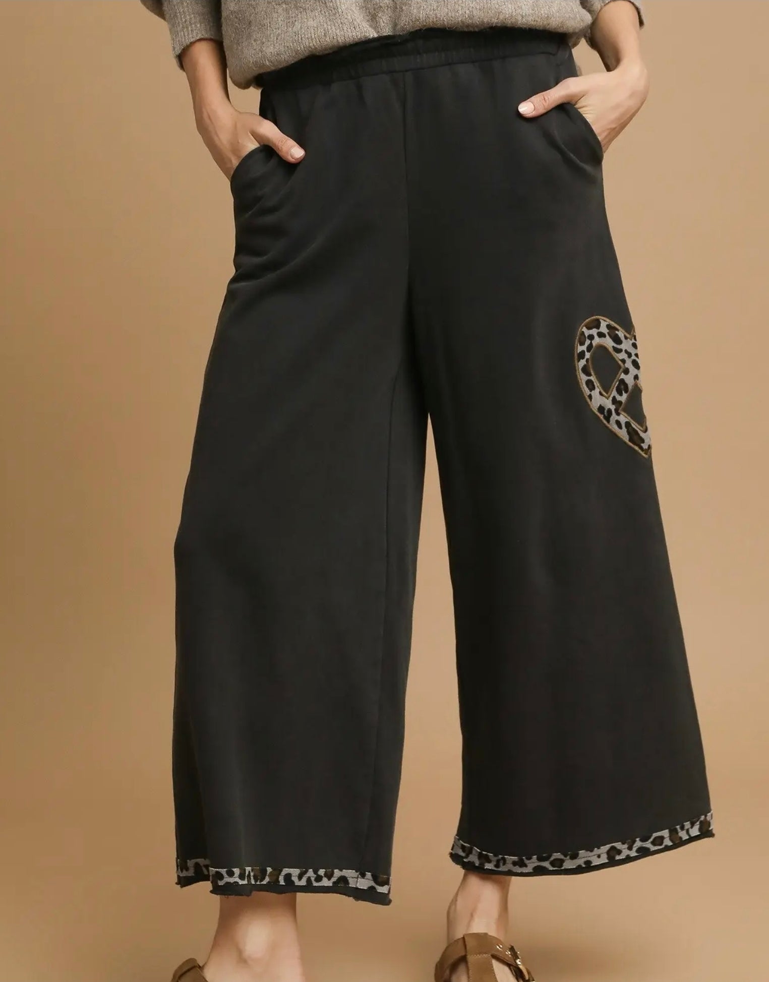 Leopard Applique Pants!