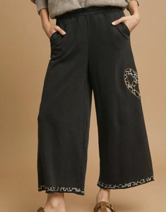 Leopard Applique Pants!