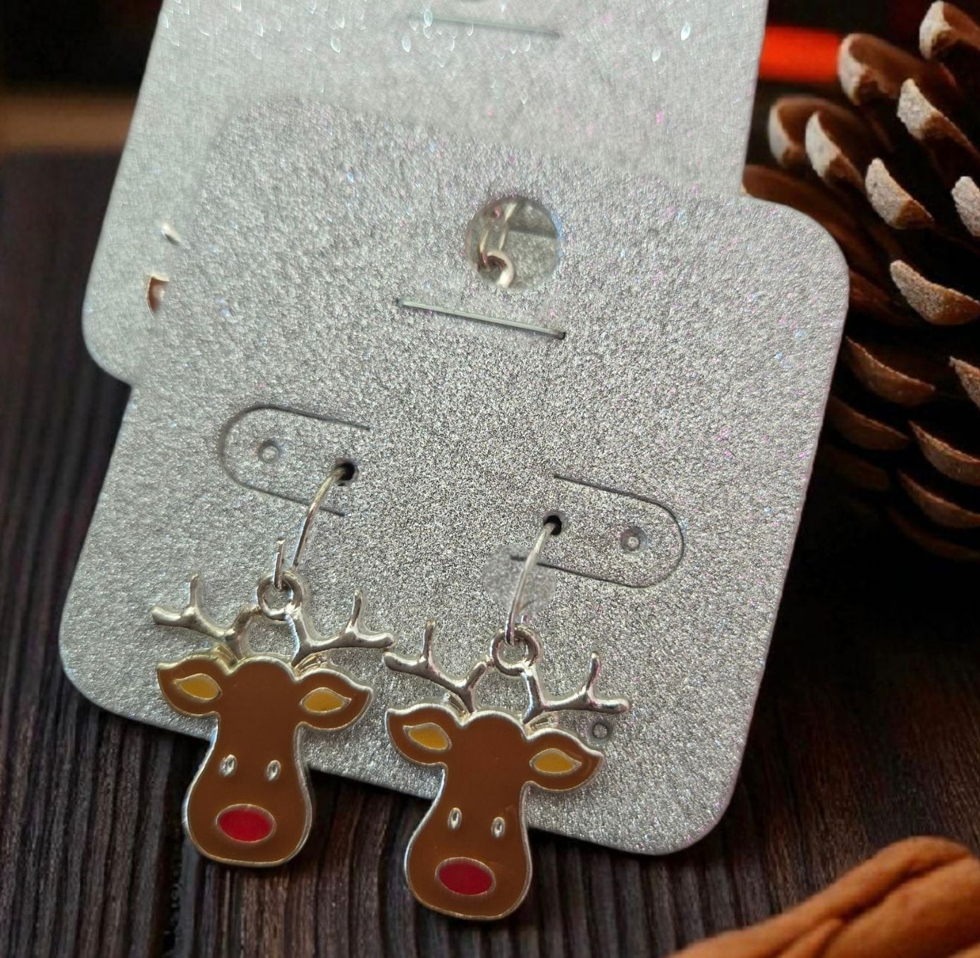 Dainty Reindeer Earrings!