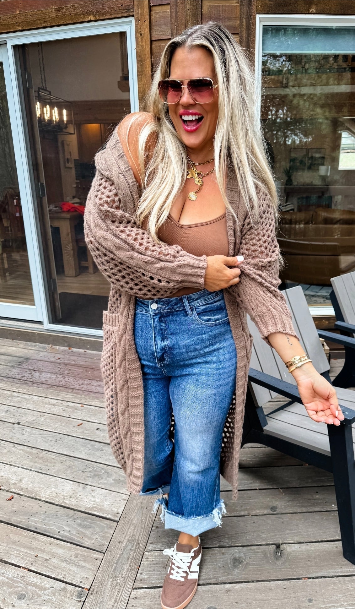 Chunky Knit Cardigan!