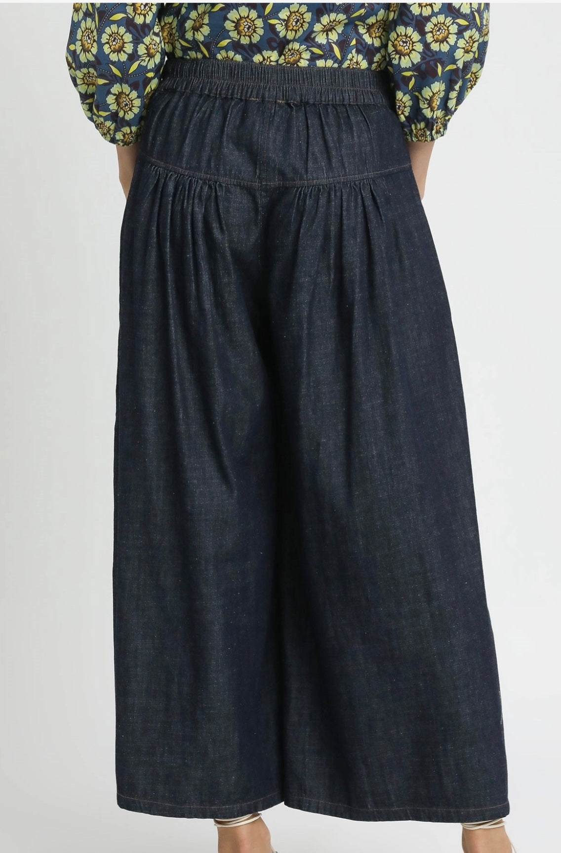 Dark Denim Palazzo Pants!