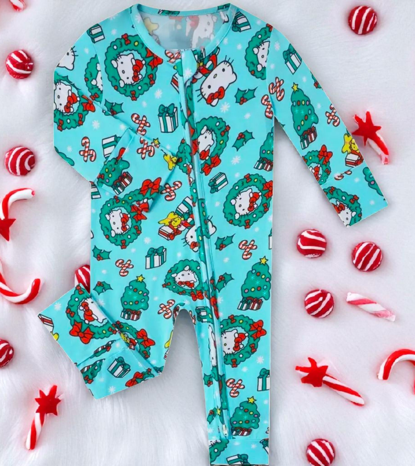 Kitty Christmas Bamboo Zippy!