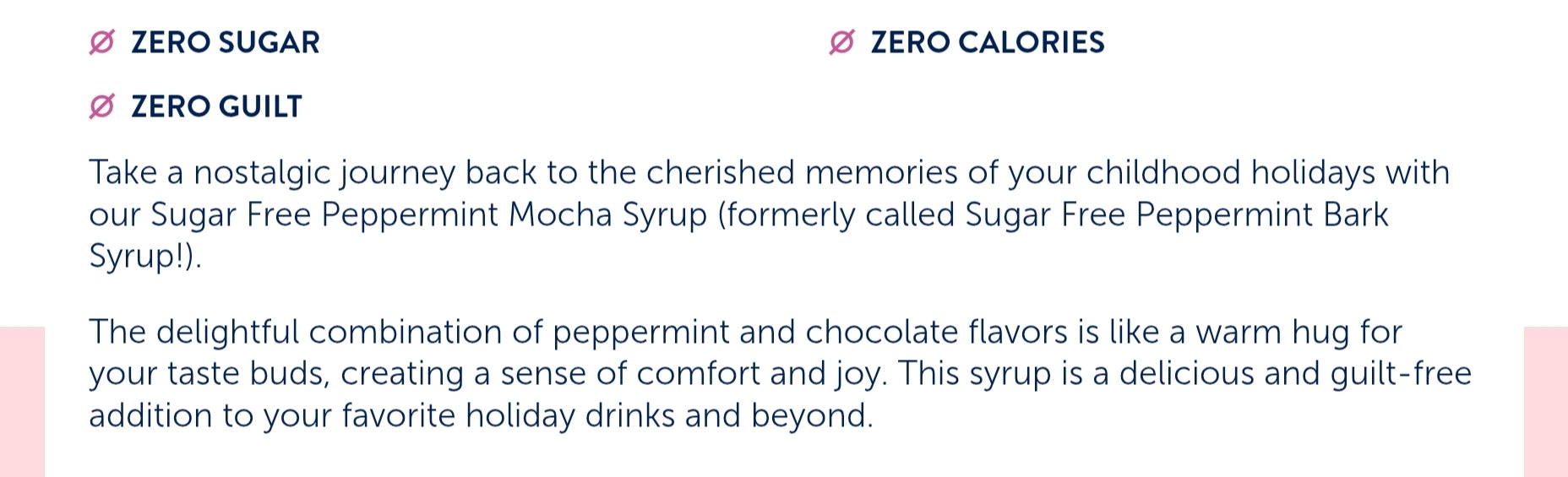 Peppermint Mocha Syrup!