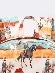 Kids Western Canvas Backpack!