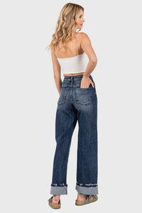 HIGH RISE COMFORT STRETCH WIDE LEG Denim!