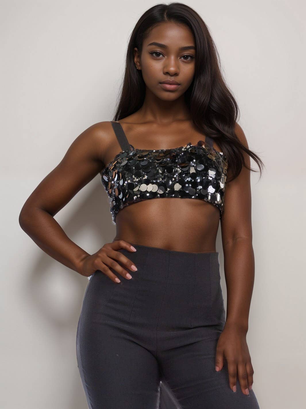 Sequins Crop Top!