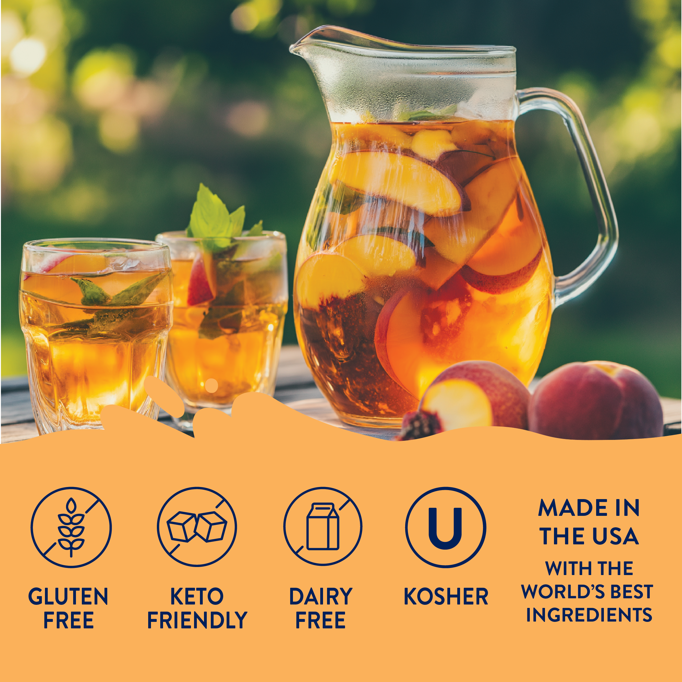 Sugar Free Peach Tea Syrup!