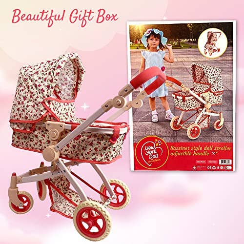 Convertible Combo Baby Doll Floral Stroller!