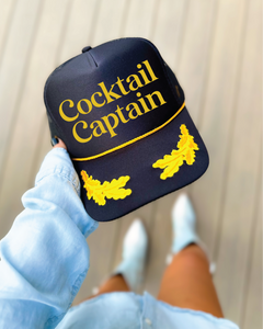 Cocktail Captain Trucker Cap!