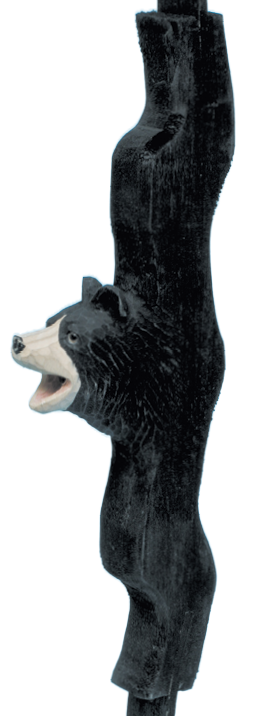 Hand Carved Mouth Shooter Bow & Arrow Set!