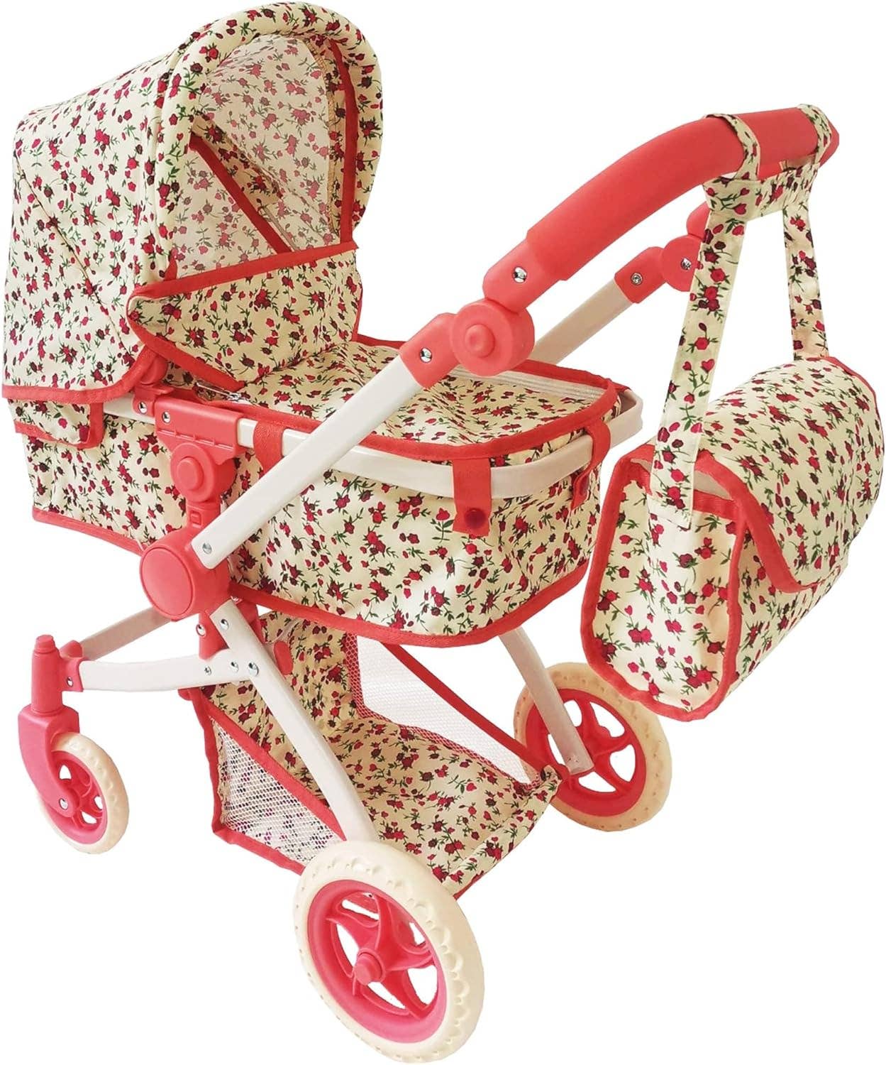 Convertible Combo Baby Doll Floral Stroller!