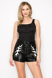 Lightning Leather Shorts!