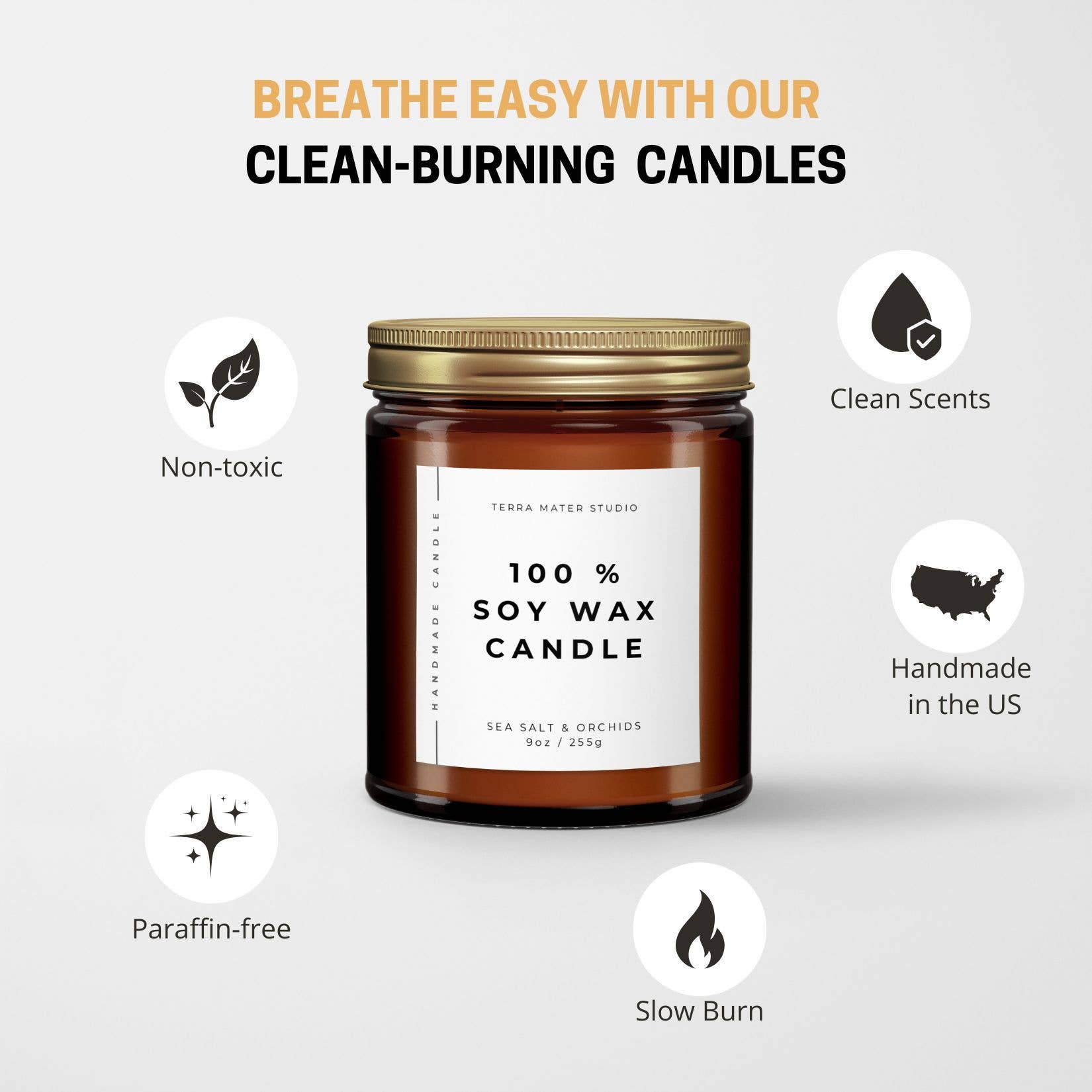 Smells Like A Sooners Win Game Day Candle! 2 wicks!