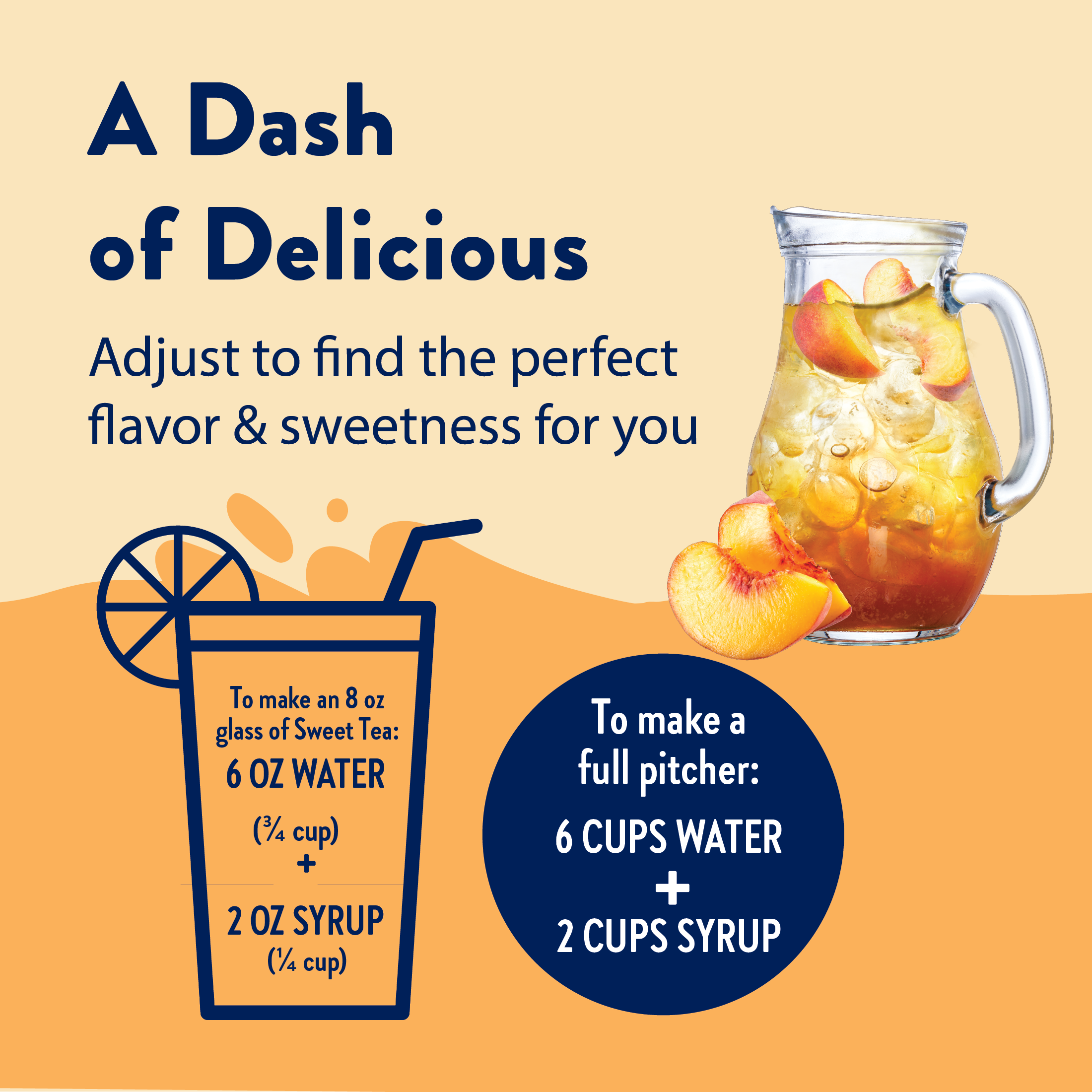 Sugar Free Peach Tea Syrup!