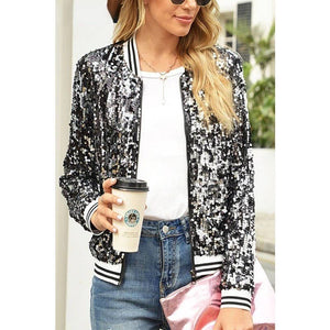 Sequin Bomber Jacket!