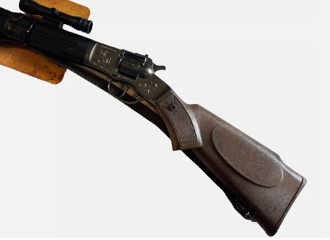 Kid's Classic Cowboy Ranger 8-Shot Revolver Rifle with Scope!