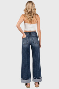 HIGH RISE COMFORT STRETCH WIDE LEG Denim!