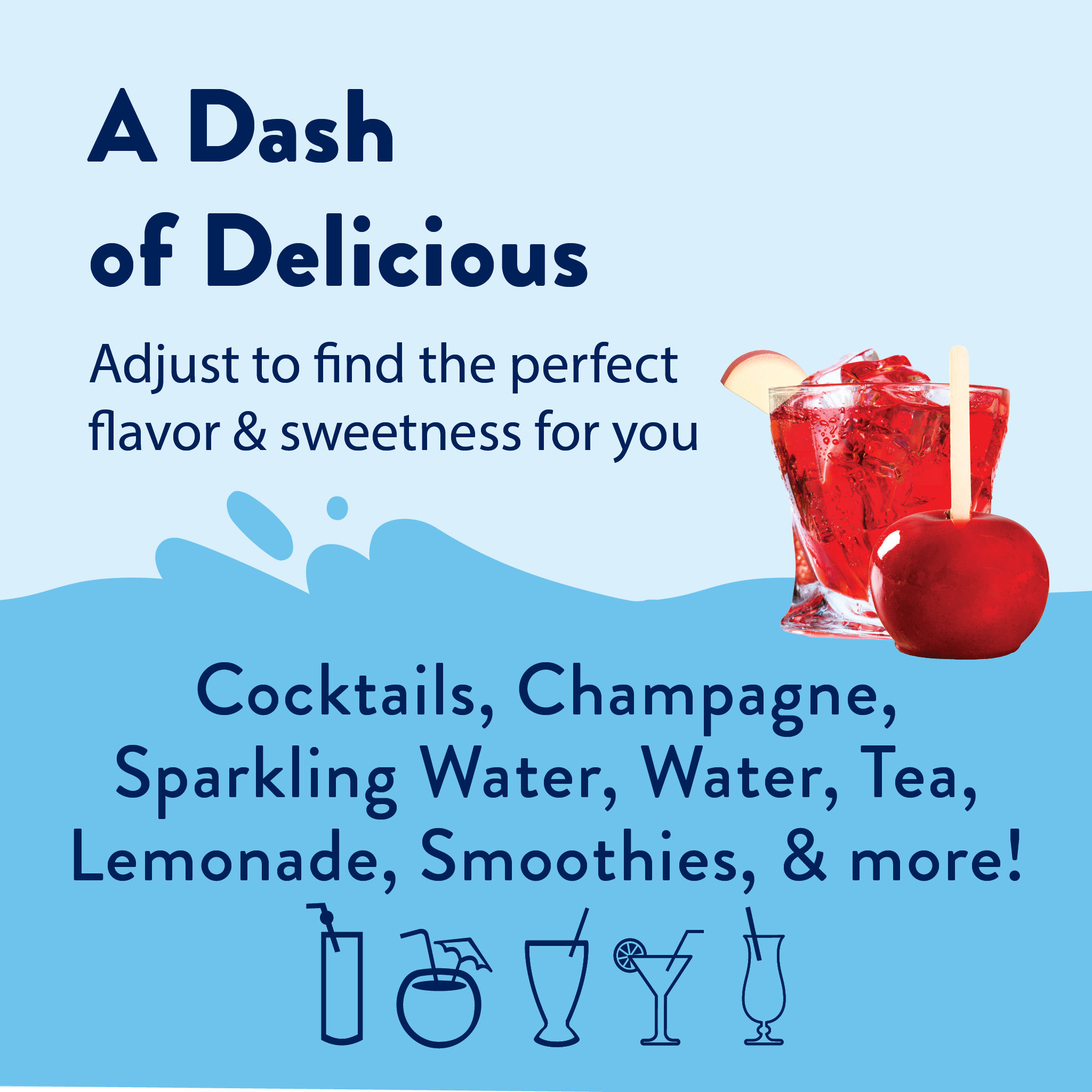 Sugar Free Candy Apple Flavor Infusion Syrup!
